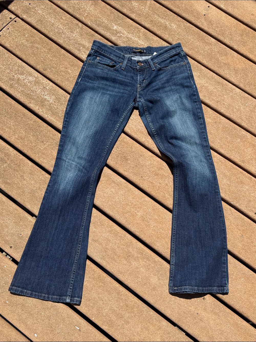 Levi's Button Flap Pocket Bootcut Low Rise Jeans - Y2K Style Size 5M